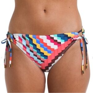 La Blanca Multicolor Zigzag Bikini Bottom
